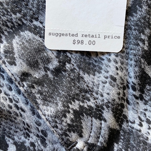 NWT Free People Just Float snake flare jeans pants - Picture 4 of 15